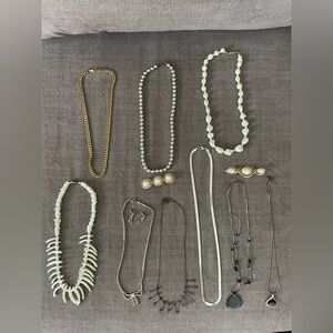 Chic Gold and Silver Necklace Collection